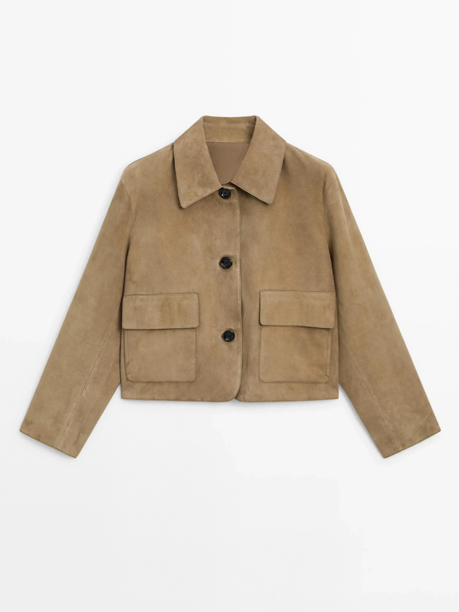 Rosea Jacket in Suede