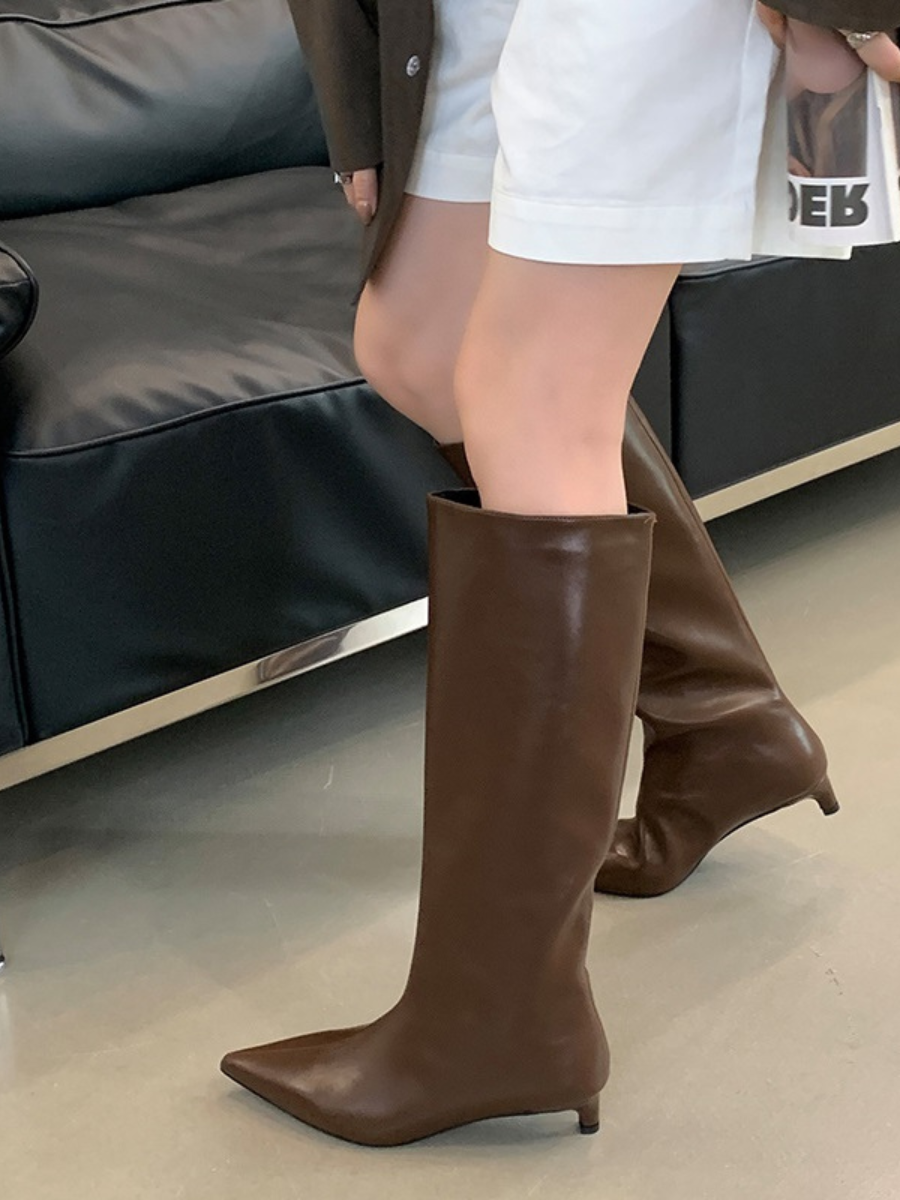 Rosea High Knee Boots