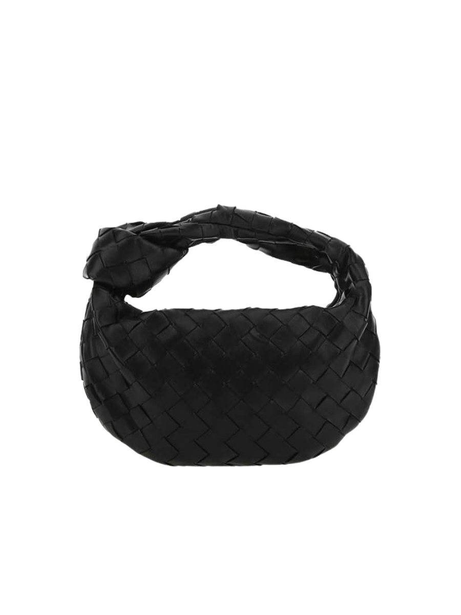 Rosea Small Woven Leather Bag