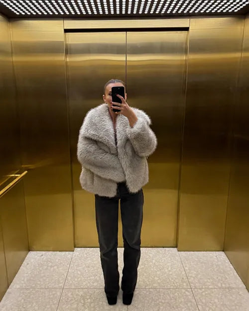 Rosea Fur Coat