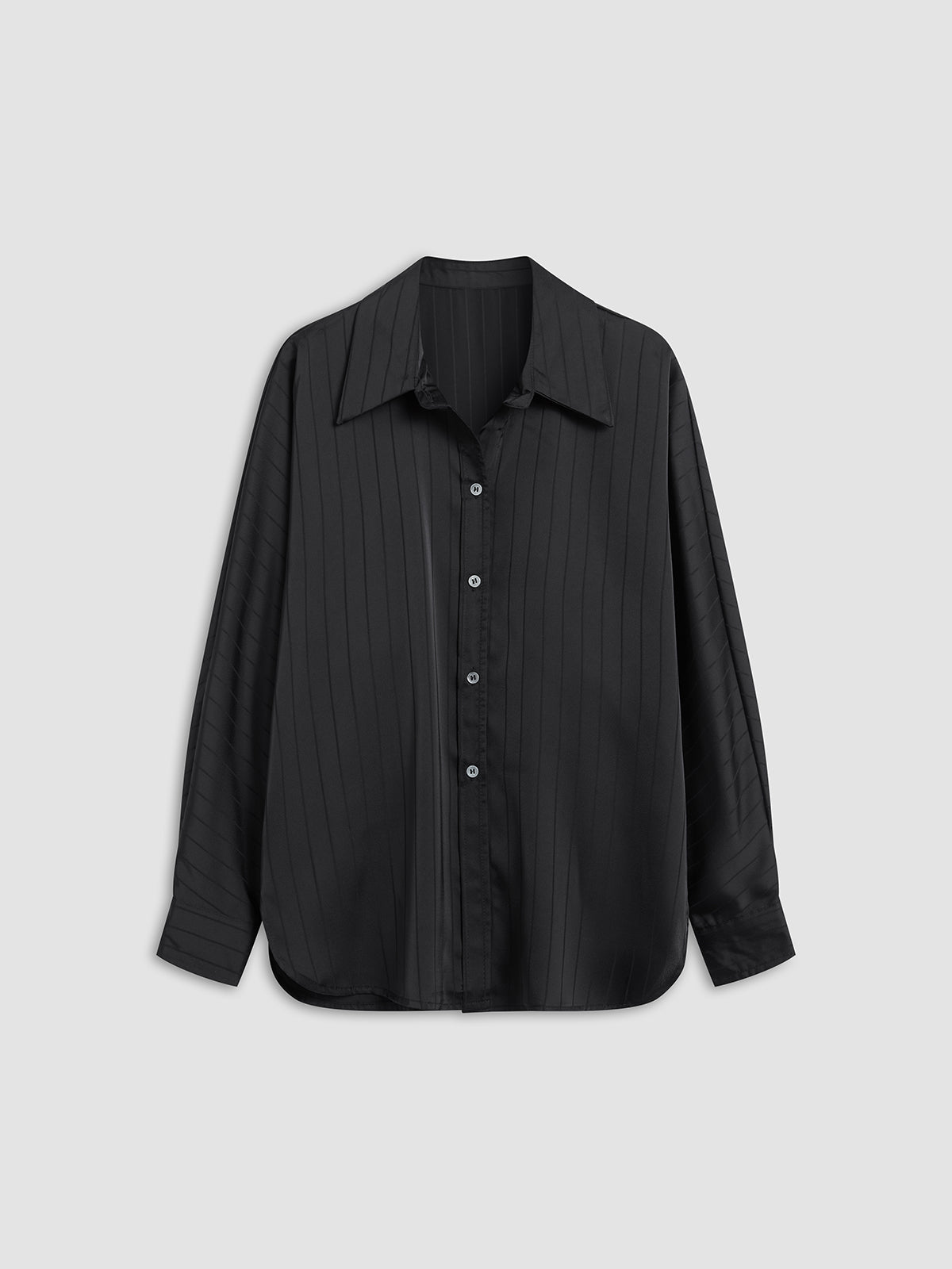 Rosea Oversized Button Up Collared Shirt