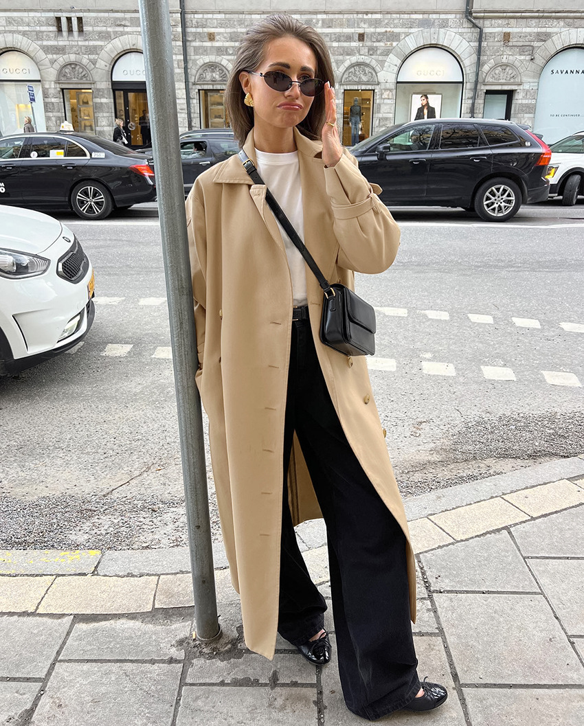 Rosea Lightweight Oversized Trenchcoat