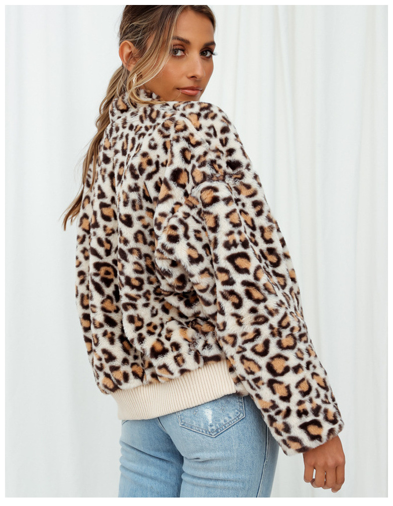 Rosea Allover Leopard Coat