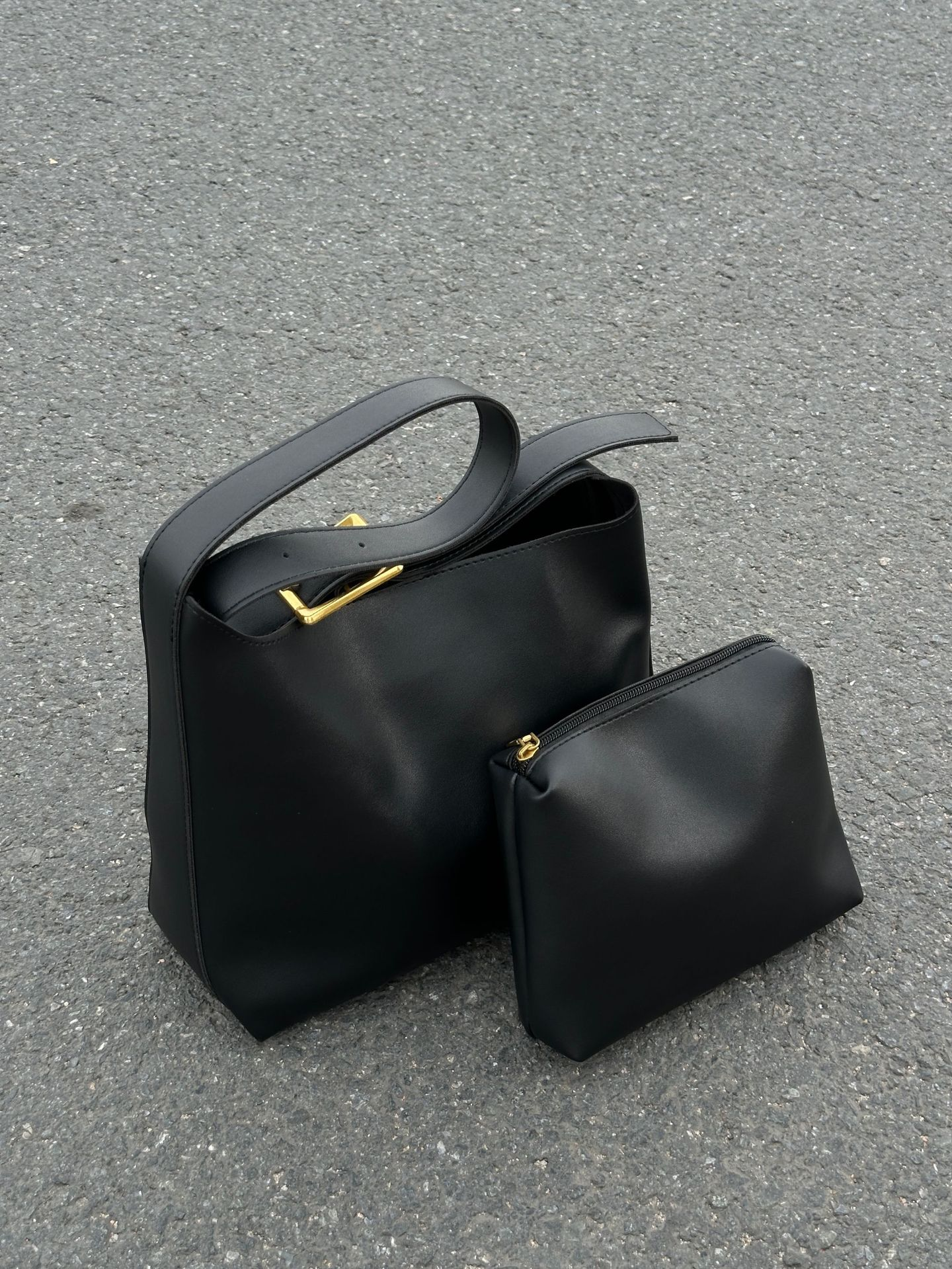 Rosea Leather Shoulder Bag