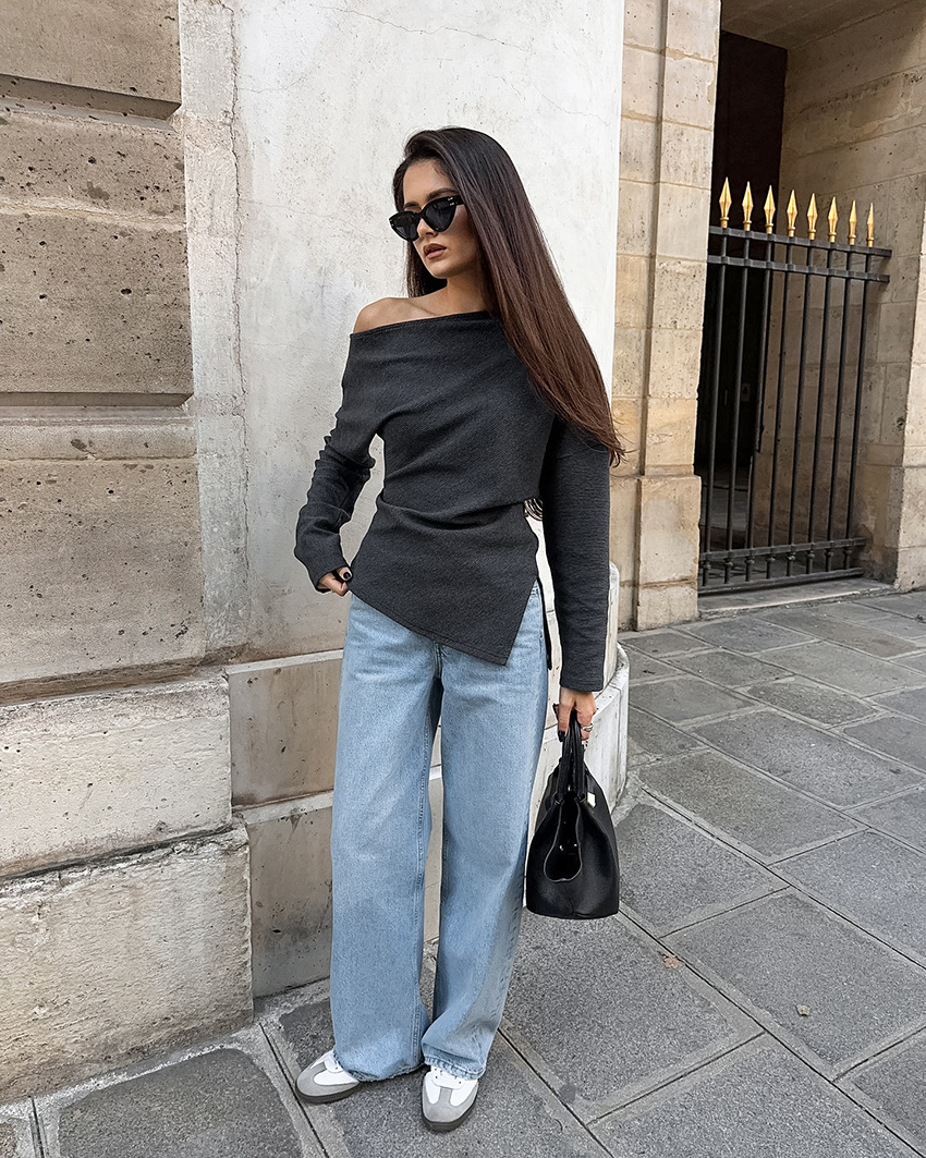 Rosea Off Shoulder Longsleeve Top