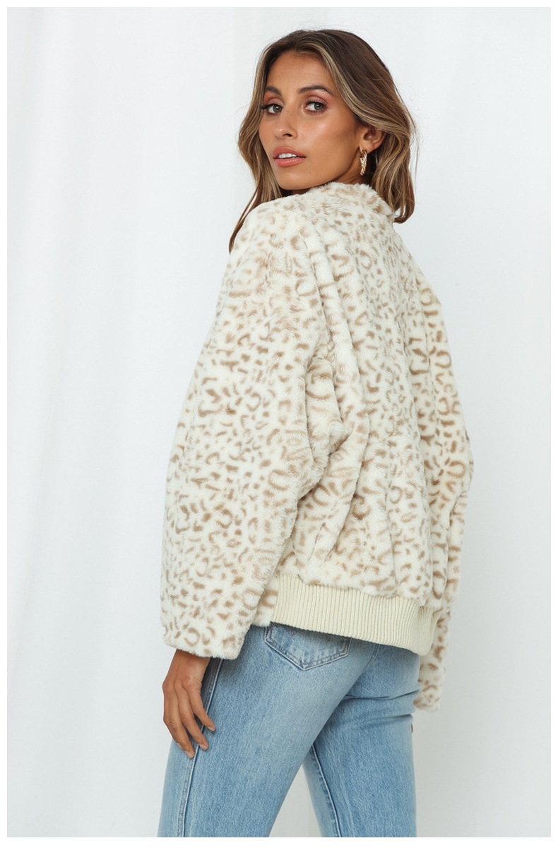 Rosea Allover Leopard Coat