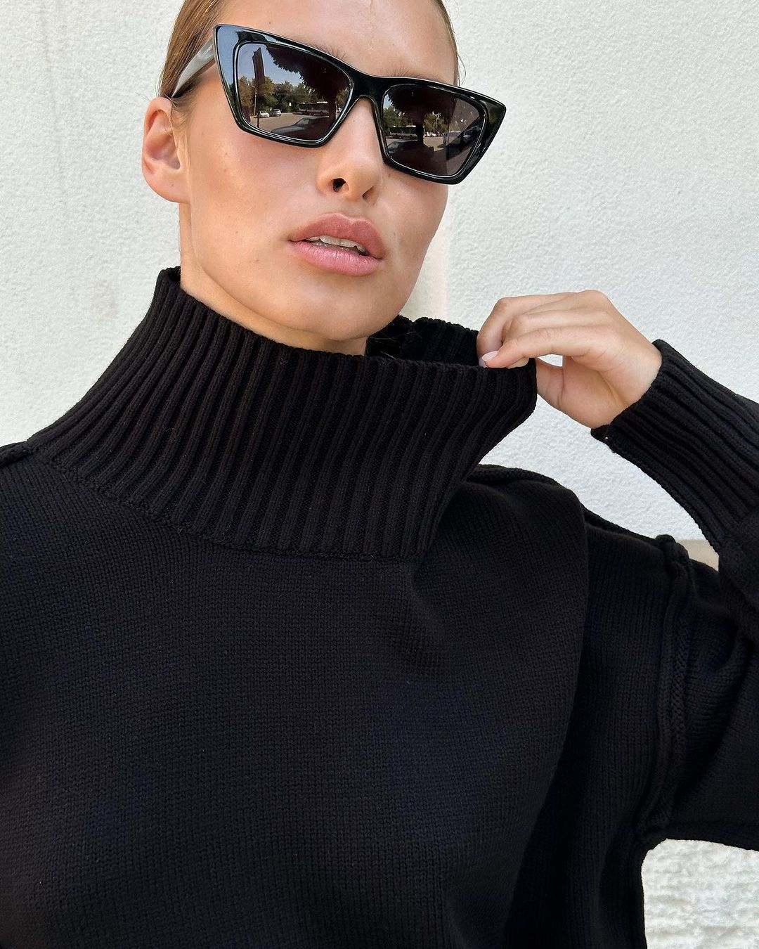 Rosea Wool-Blend Turtleneck Sweater