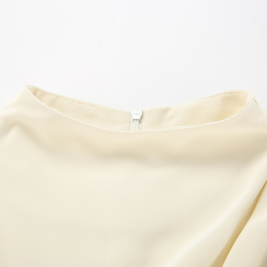 Rosea Knot Detail Cream Blouse