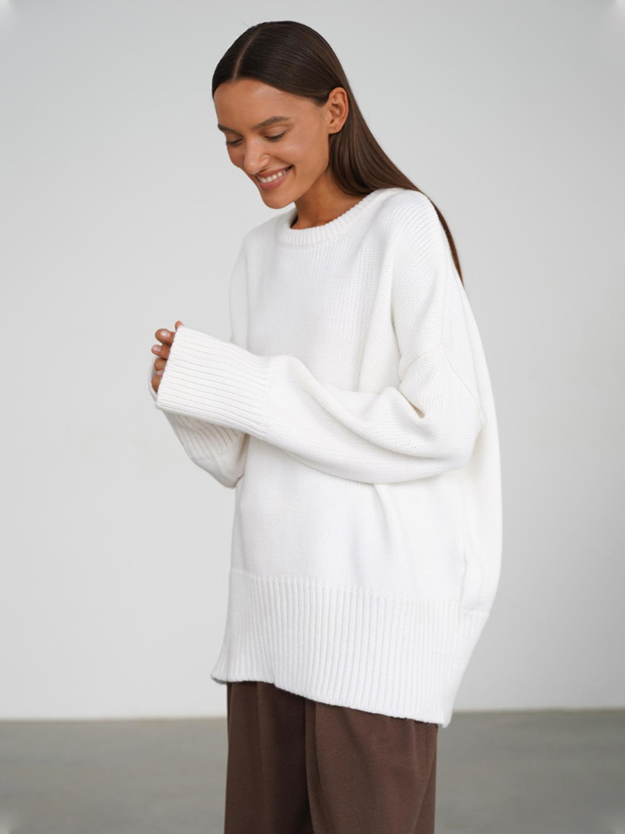 Rosea Lightweight Cloud Weather Pullover Sweater