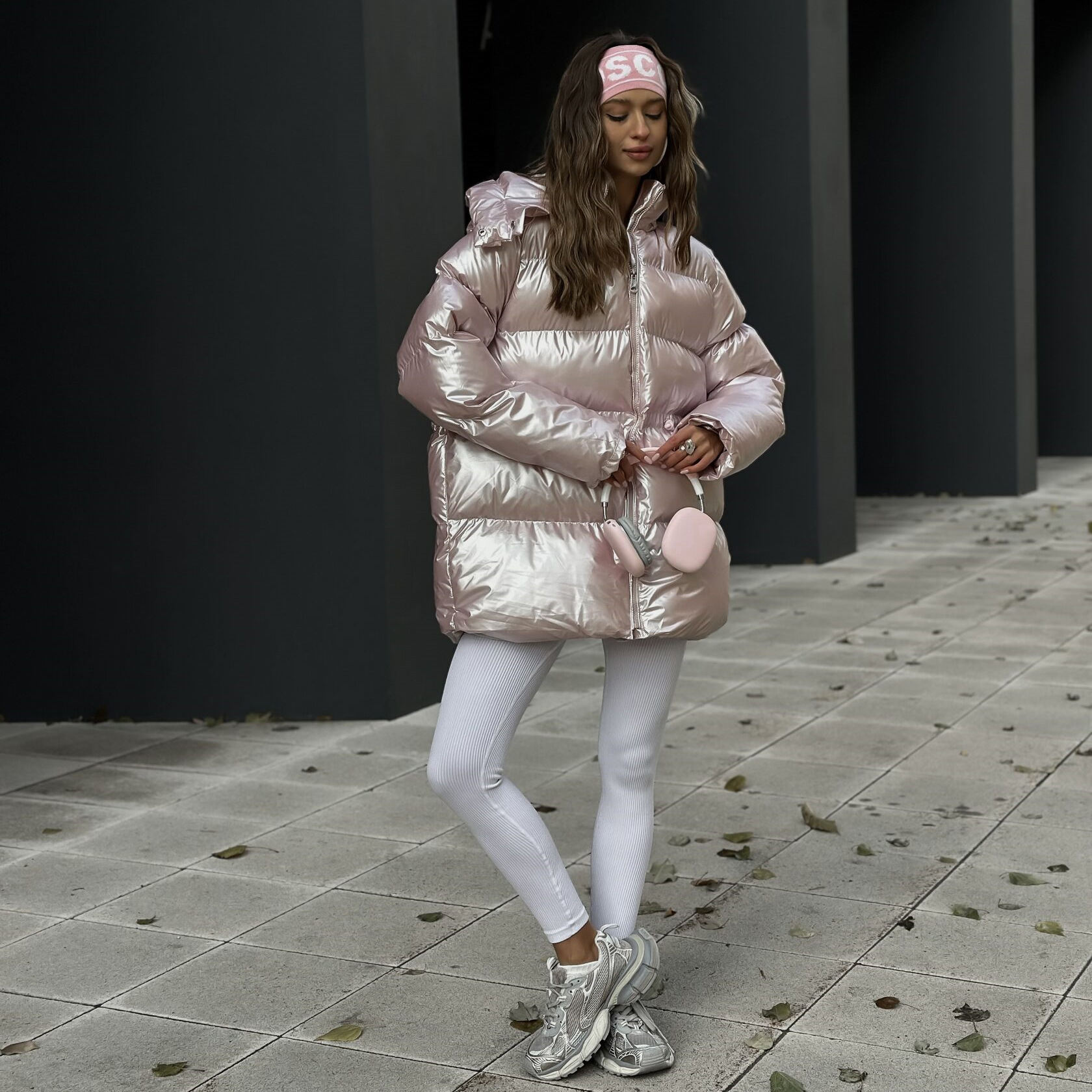 Rosea High Shine Puffer Jacket