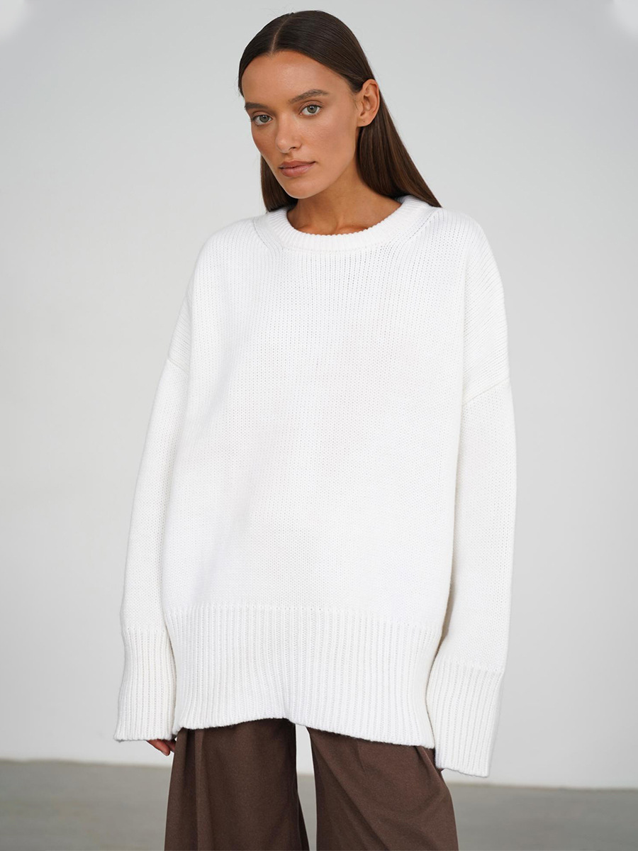 Rosea Lightweight Cloud Weather Pullover Sweater