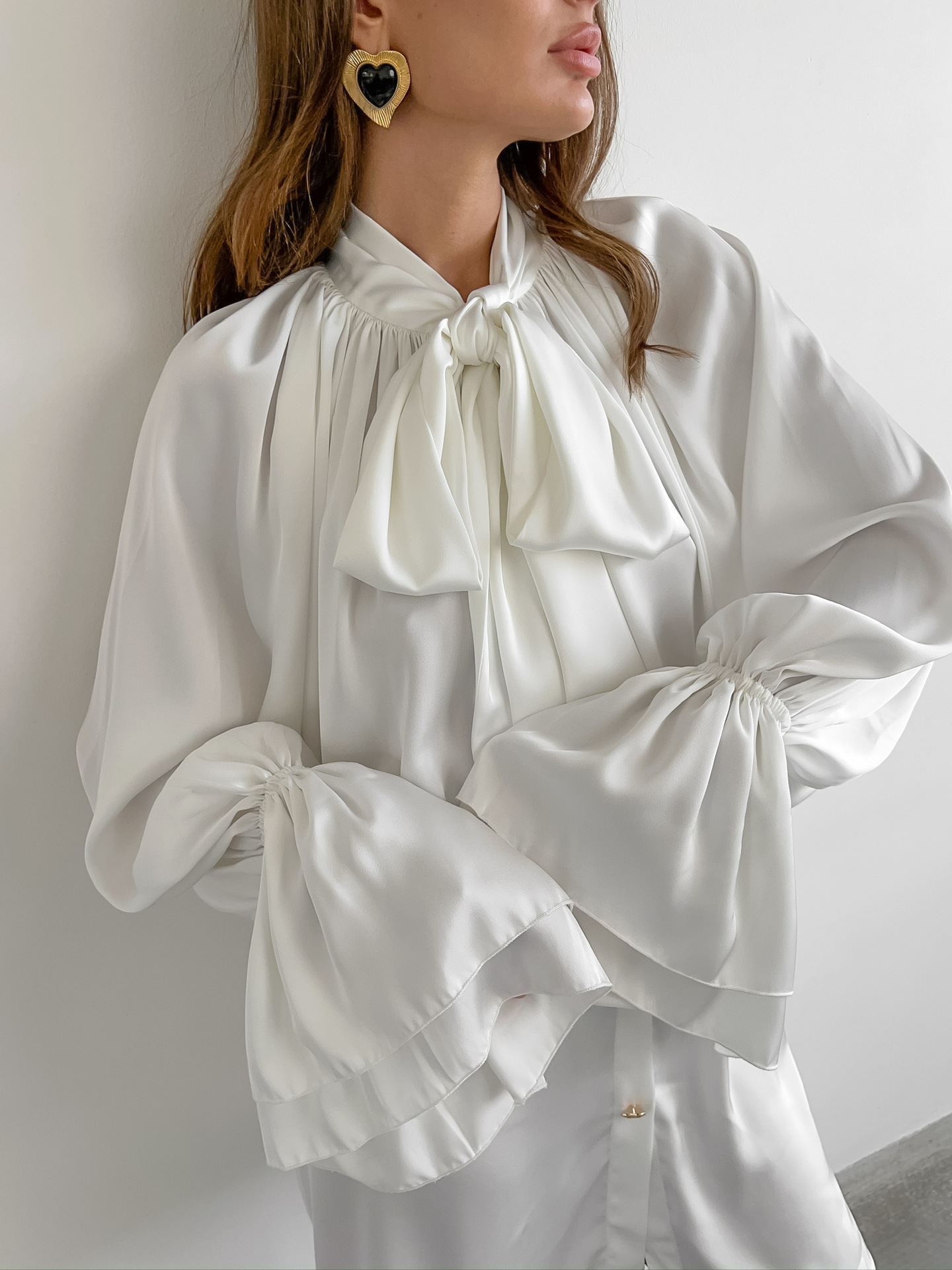 Rosea Bow Tie Blouse