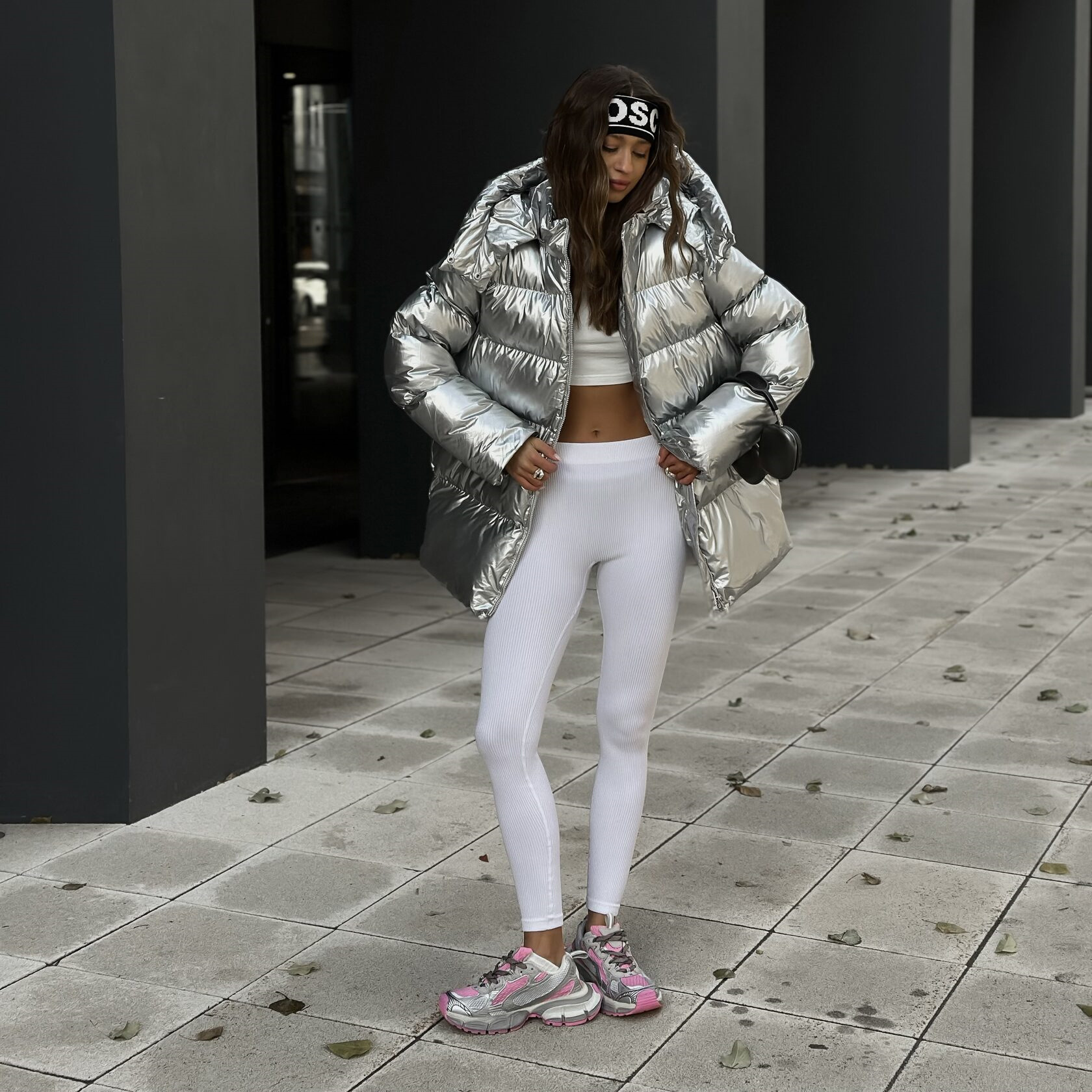 Rosea High Shine Puffer Jacket