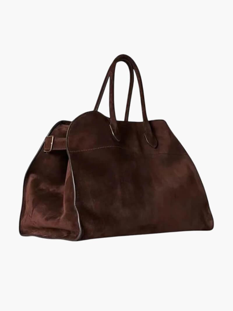 Rosea Suede Leather Totebag