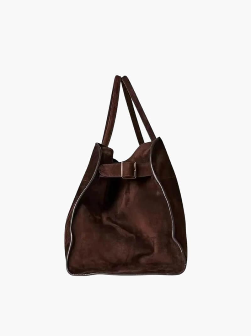 Rosea Suede Leather Totebag