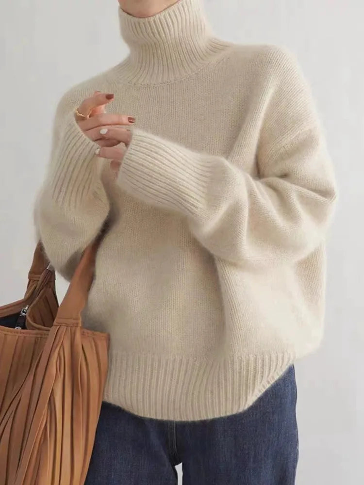 Rosea Knitted Turtleneck Sweater