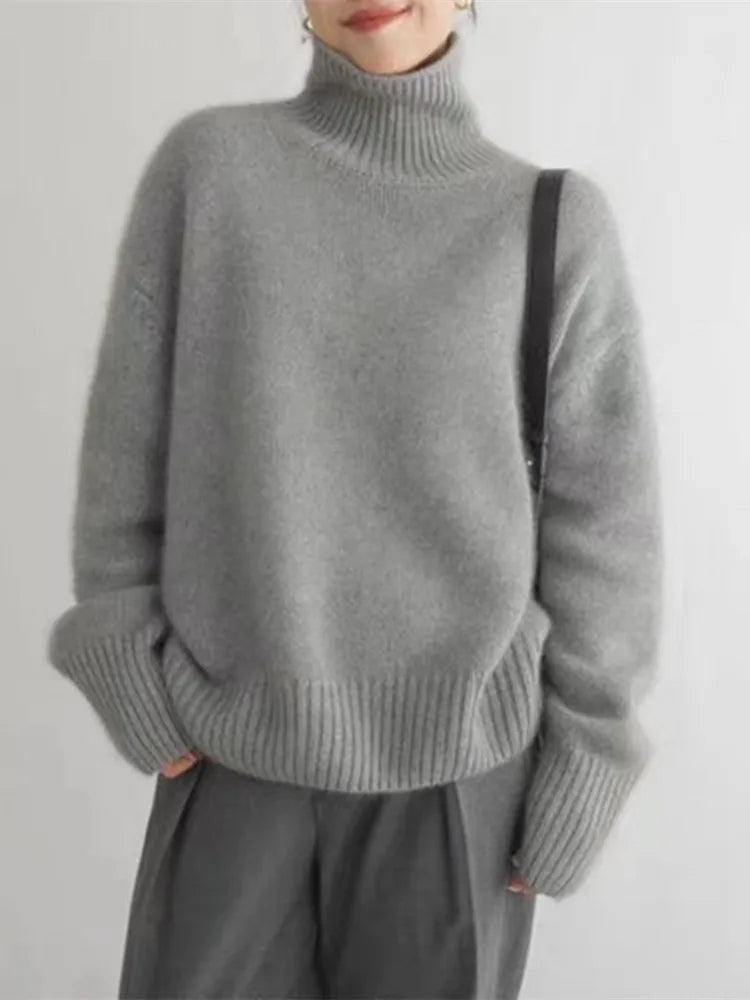 Rosea Knitted Turtleneck Sweater