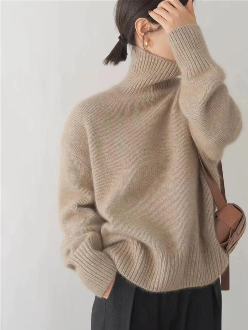 Rosea Knitted Turtleneck Sweater