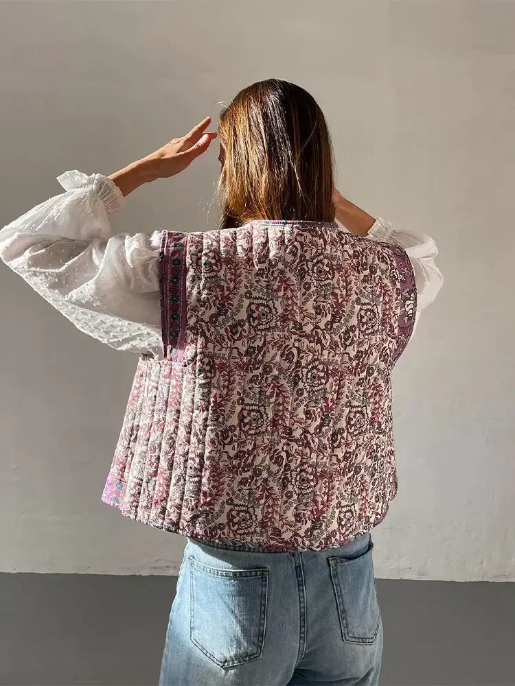 Rosea Patterned Vest