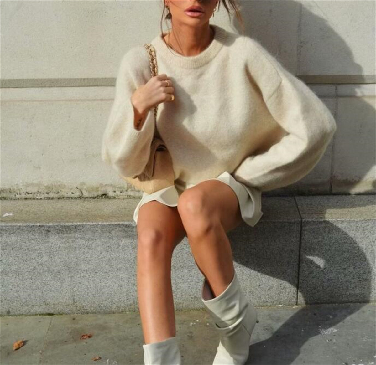 Rosea Knitted Sweater Loose-fit