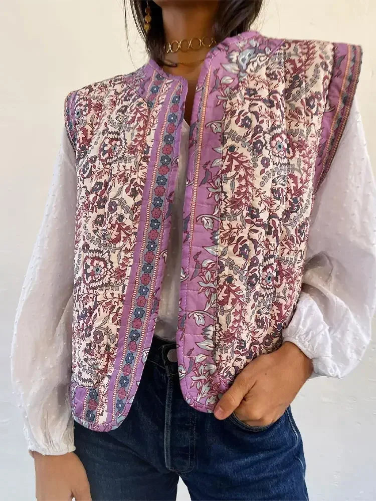 Rosea Patterned Vest