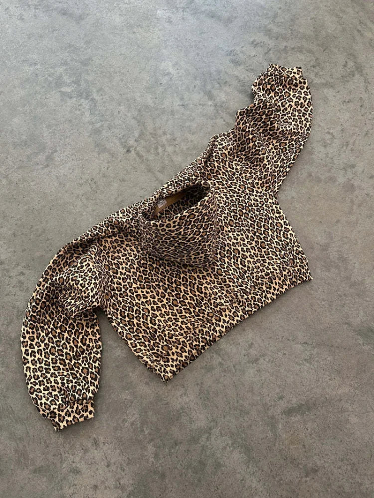 Rosea Leopard Hoodie