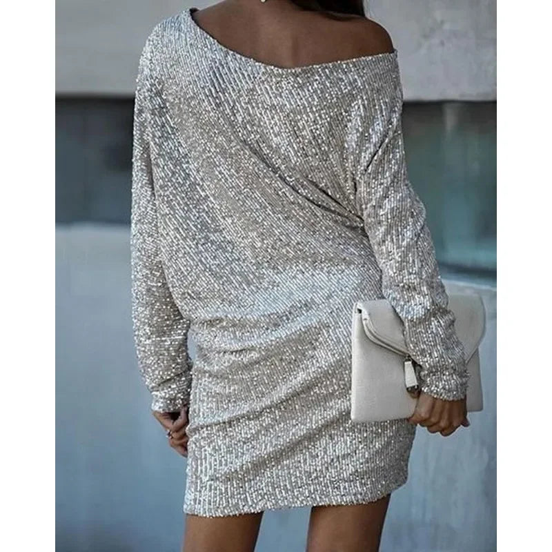 Rosea Elodine Shimmering Cocktail Dress