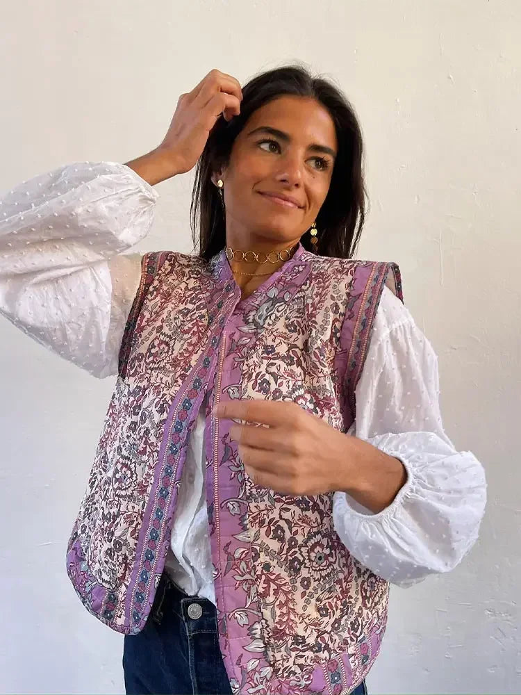 Rosea Patterned Vest