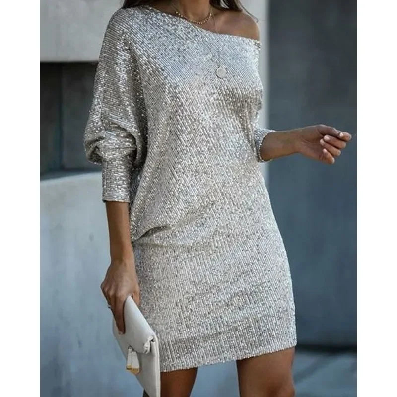 Rosea Elodine Shimmering Cocktail Dress