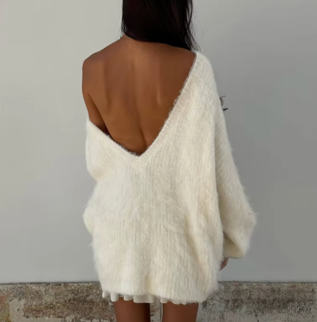 Rosea Esme Fluffy Oversized Sweater