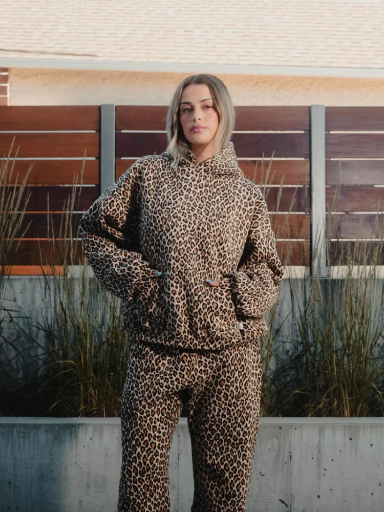 Rosea Leopard Hoodie